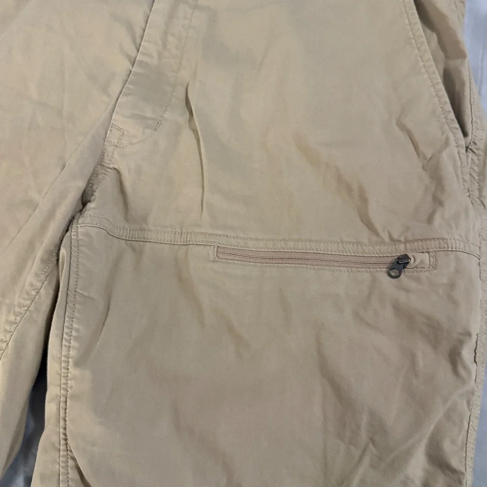 The North Face Horizon Utility Shorts Cotton Nylon Tan Khaki Mens 34 Casual‎